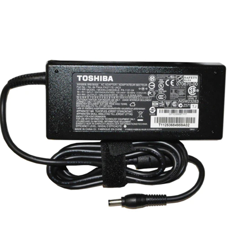 Original Toshiba 120W Laptop AC Power Adapter Charger 19V 6.32A PA5083U-1ACA, 5.5*2.5mm